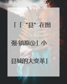 「“县”在图强·镇原⑤」小县城的大变革