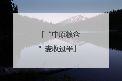 “中原粮仓”麦收过半
