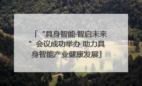 “具身智能·智启未来”会议成功举办 助力具身智能产业健康发展