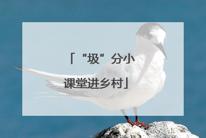 “圾”分小课堂进乡村