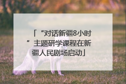 “对话新疆8小时”主题研学课程在新疆人民剧场启动