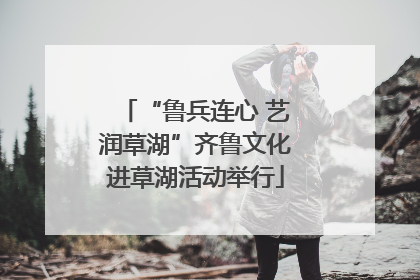 “鲁兵连心 艺润草湖”齐鲁文化进草湖活动举行