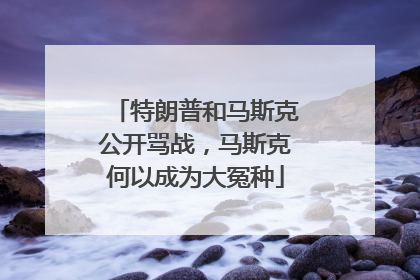 特朗普和马斯克公开骂战，马斯克何以成为大冤种