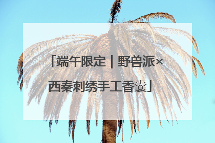 端午限定｜野兽派×西秦刺绣手工香囊