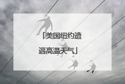 美国纽约遭遇高温天气