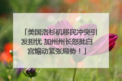 美国洛杉矶移民冲突引发担忧 加州州长怒批白宫煽动紧张局势！