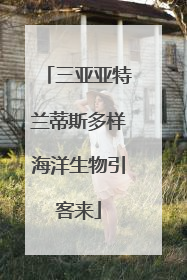 三亚亚特兰蒂斯多样海洋生物引客来