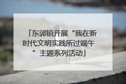 东郭镇开展“我在新时代文明实践所过端午”主题系列活动