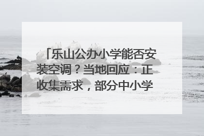 乐山公办小学能否安装空调？当地回应：正收集需求，部分中小学已启动安装｜云求助