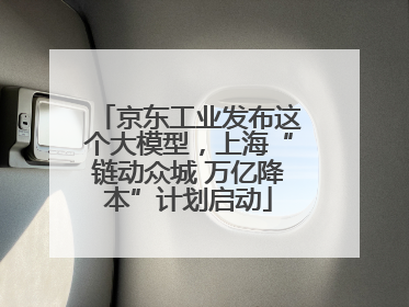 京东工业发布这个大模型，上海“链动众城 万亿降本”计划启动