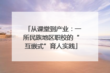 从课堂到产业：一所民族地区职校的“互嵌式”育人实践
