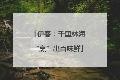 伊春：千里林海“烹”出百味鲜