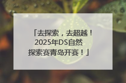 去探索，去超越！2025年DS自然探索赛青岛开赛！