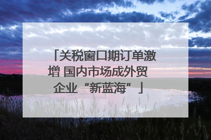 关税窗口期订单激增 国内市场成外贸企业“新蓝海”