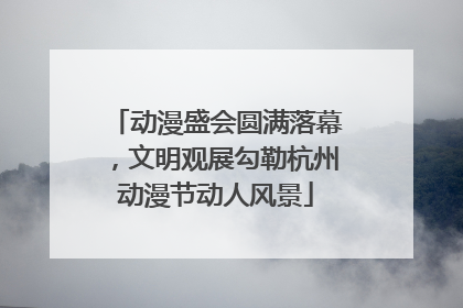 动漫盛会圆满落幕，文明观展勾勒杭州动漫节动人风景