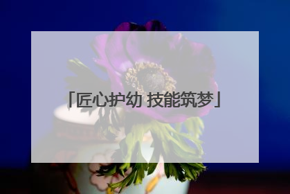 匠心护幼 技能筑梦