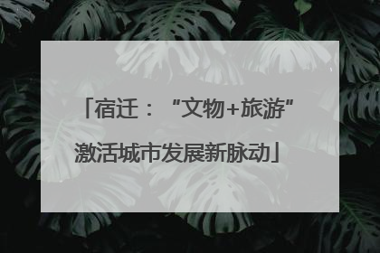 宿迁：“文物+旅游”激活城市发展新脉动