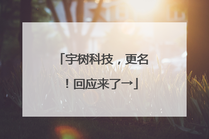 宇树科技，更名！回应来了→