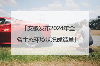 安徽发布2024年全省生态环境状况成绩单