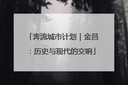 奔流城市计划｜金昌：历史与现代的交响