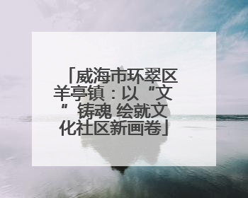 威海市环翠区羊亭镇：以“文”铸魂 绘就文化社区新画卷