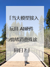 当大模型接入玩具 AI硬件与情绪消费殊途同归？