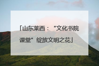 山东莱西：“文化书院课堂”绽放文明之花