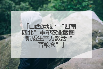 山西运城：“四南四北”重塑农业版图 新质生产力激活“三晋粮仓”