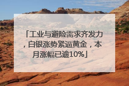 工业与避险需求齐发力，白银涨势紧逼黄金，本月涨幅已逾10%