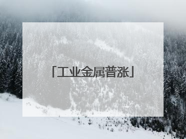 工业金属普涨