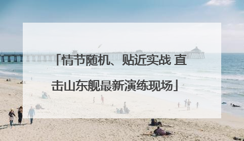情节随机、贴近实战 直击山东舰最新演练现场