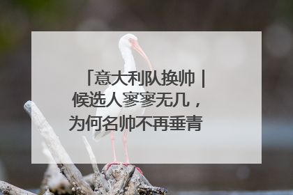 意大利队换帅｜候选人寥寥无几，为何名帅不再垂青“蓝衣军团”？