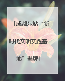 成都东站“新时代文明实践基地”揭牌