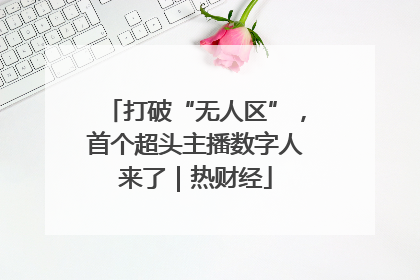 打破“无人区”，首个超头主播数字人来了｜热财经