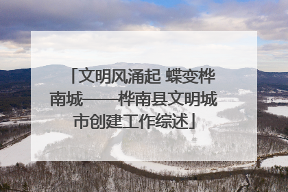 文明风涌起 蝶变桦南城——桦南县文明城市创建工作综述