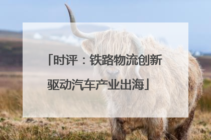 时评：铁路物流创新驱动汽车产业出海