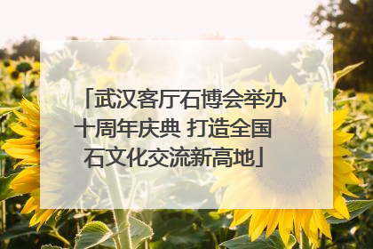 武汉客厅石博会举办十周年庆典 打造全国石文化交流新高地