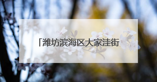 潍坊滨海区大家洼街道开展消防应急演练