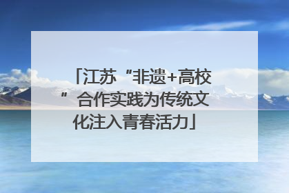 江苏“非遗+高校”合作实践为传统文化注入青春活力