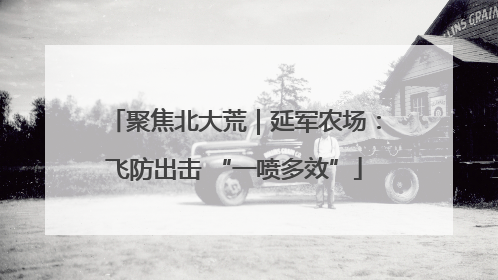 聚焦北大荒｜延军农场：飞防出击 “一喷多效”