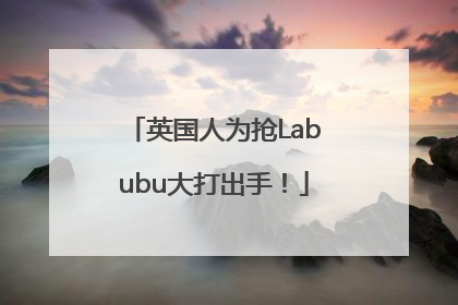 英国人为抢Labubu大打出手！