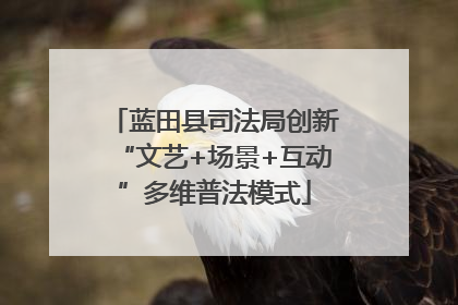 蓝田县司法局创新“文艺+场景+互动”多维普法模式