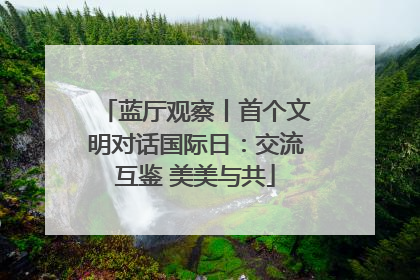 蓝厅观察丨首个文明对话国际日：交流互鉴 美美与共