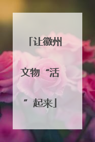 让徽州文物“活”起来