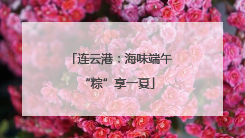 连云港：海味端午 “粽”享一夏