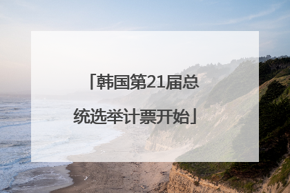 韩国第21届总统选举计票开始