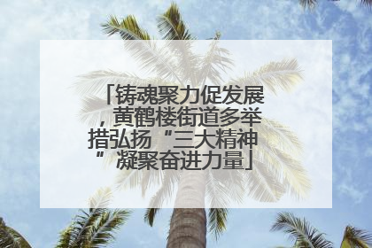铸魂聚力促发展，黄鹤楼街道多举措弘扬“三大精神”凝聚奋进力量