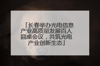长春举办光电信息产业高质量发展百人圆桌会议，共筑光电产业创新生态