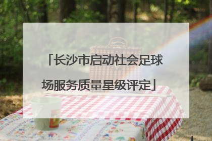 长沙市启动社会足球场服务质量星级评定