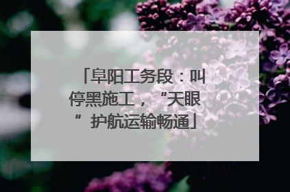 阜阳工务段：叫停黑施工，“天眼”护航运输畅通